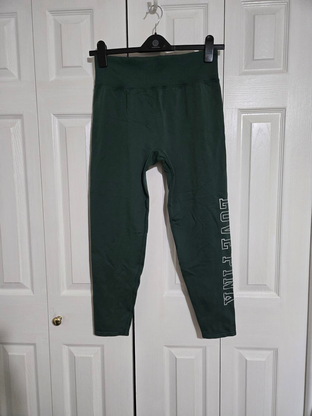 Victoria's Secret PINK active xl women's green athletic leggings